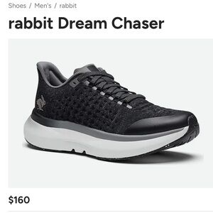 Rabbit Dream Chaser Men's Athletic Shoes in Black